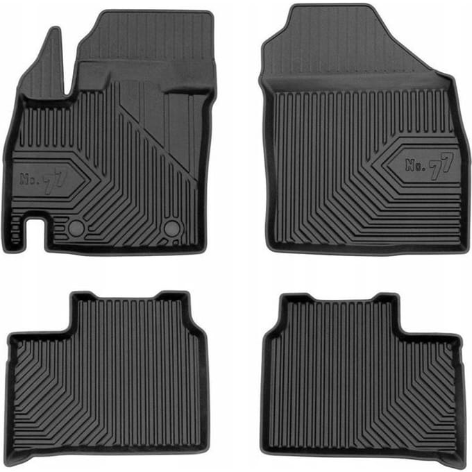 Frogum No.77 - Automatten - SUZUKI Ignis III (vanaf 2016) - 4-delige set - TPE Rubber - Zwart