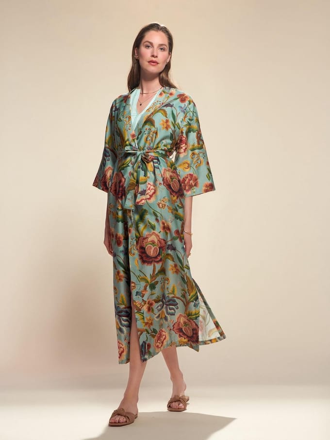 Essenza Juliet Roselina Kimono Surf green - S