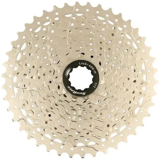 Cassette Sunrace CSMS3 10-speed - 11-42T - metalic
