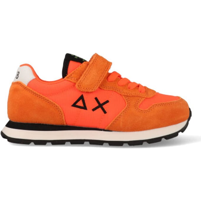 Sun68 Boys Tom Solid Sneakers - Jongens - Oranje - Maat 33