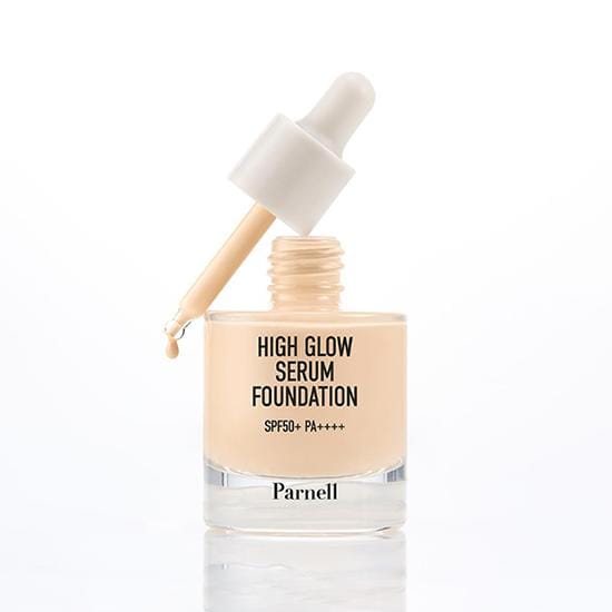 [Parnell] High Glow Serum Foundation (2 Colors) SPF 50+ PA++++ 30ml 0.5 Fair Ivory beige