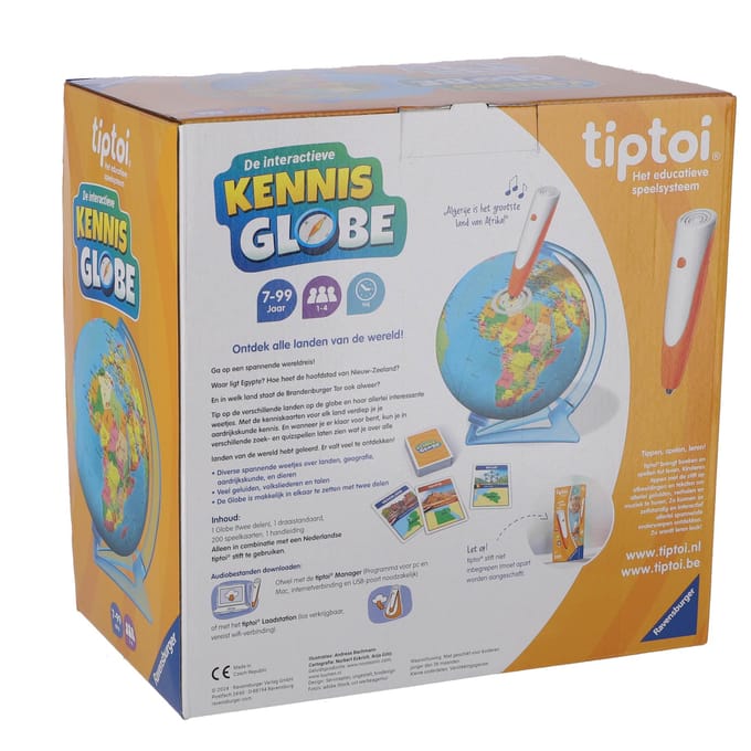 Tiptoi® - De Interactieve Kennis Globe - Educatief Speelgoed - Wereldbol met Geluid en Informatie