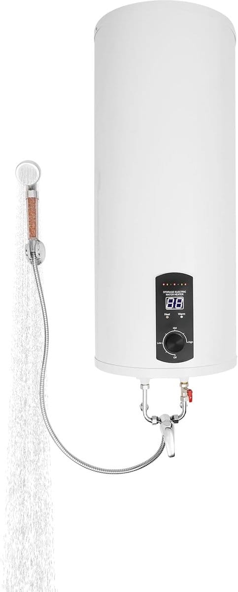 Warmwaterboiler - Boiler - Warm Water Leveren - Digitale Temperatuurweergave - 100 Liter - Wit