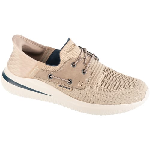 Skechers Slip-Ins: Delson 3.0 - Roth, Mannen, Beige, Sneakers, maat: 41