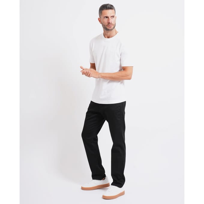 Regular fit t-shirt van puur katoen model 'Thompson 01'