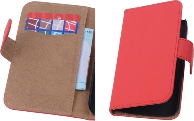 Rood Samsung Galaxy Core i8260 Book/Wallet Case/Cover