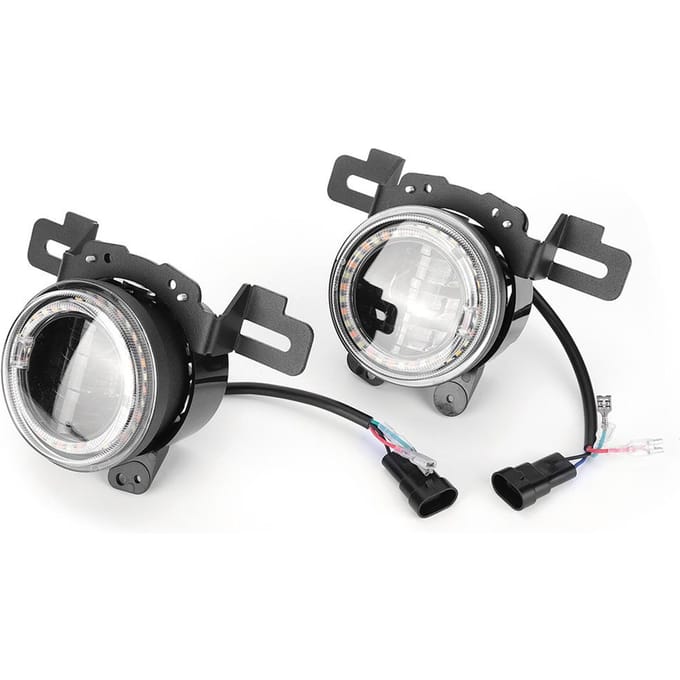 4 inch Mistlamp Lampbeugel Montagebeugel Assemblage IP67 Waterdicht Geschikt voor Jeep Wrangler JK 2007 2017 gray