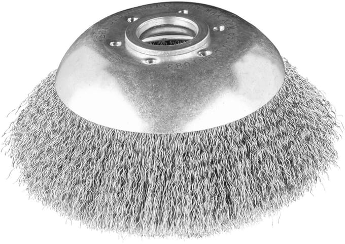 Graphite - Zachte Draadborstel - 150 x 25,4 mm - Golvende draden