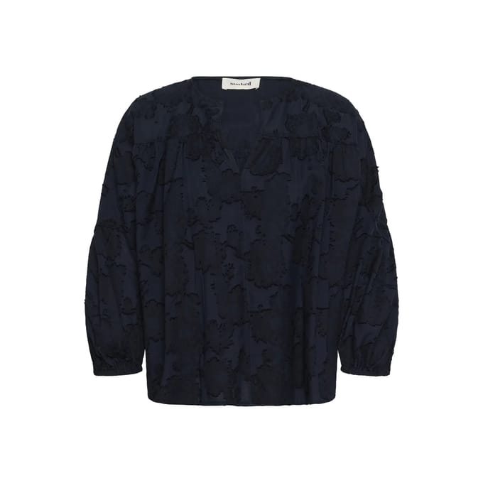 Damesblouse met lange mouwen Soaked in Luxury Aronia