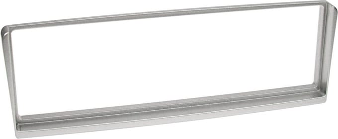 1-DIN Paneel geschikt voor Alfa Romeo 156 (Typ 932 Facelift) 2002-2003 Kleur: Zilver