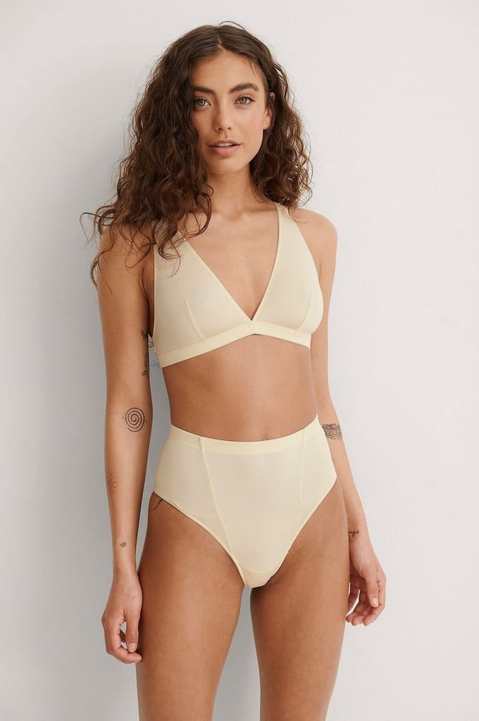 Na-KD dames Slip - soft micro panty - Creme - XS