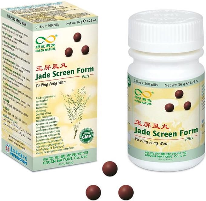 Jade Screen Form - Yu Ping Feng Wan - Afweer systeem