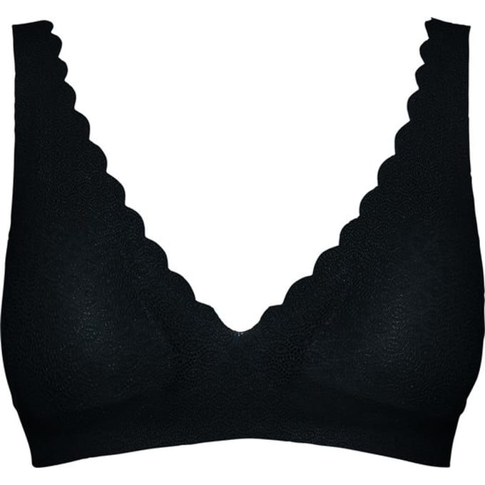 Sloggi  - Maat L - ZERO Feel Lace Bralette - Zwart