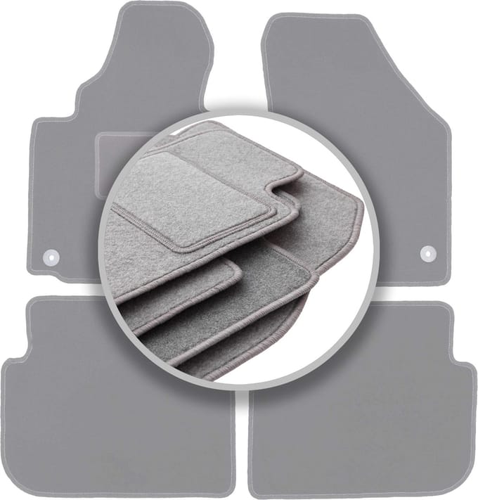 Grijze automatten voor: Volkswagen Touran I minivan (2004-2010)