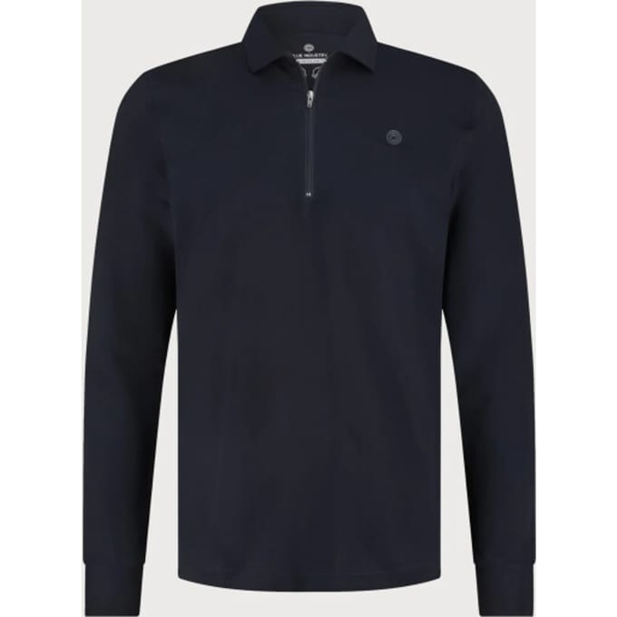 Blue Industry De half-zip lounge jersey trui |