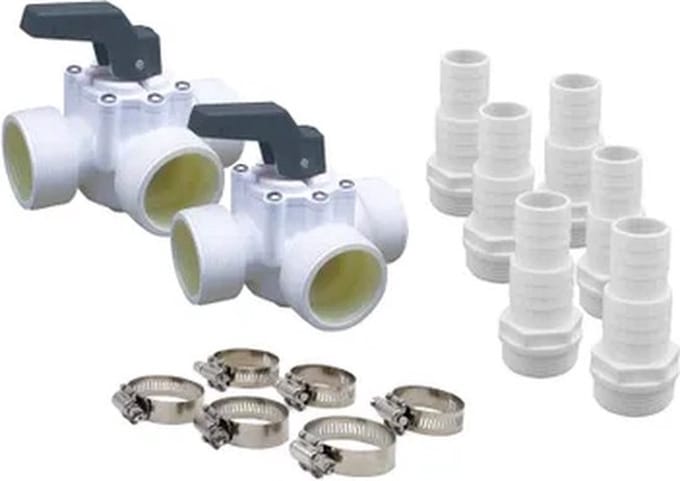 Kit by pass Universel UBBINK pour pompe a chaleur, réchauffeur, électrolyseur