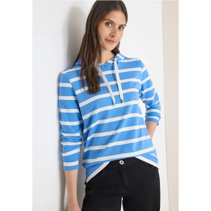 Gestreepte hoodie