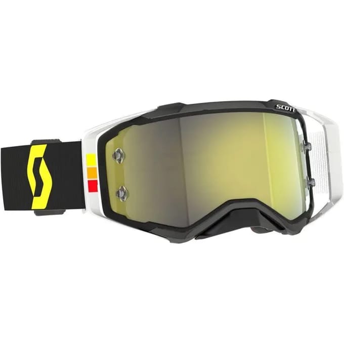 Scott Prospect Pro Circuit Motocross Bril - Zwart/Wit/Geel