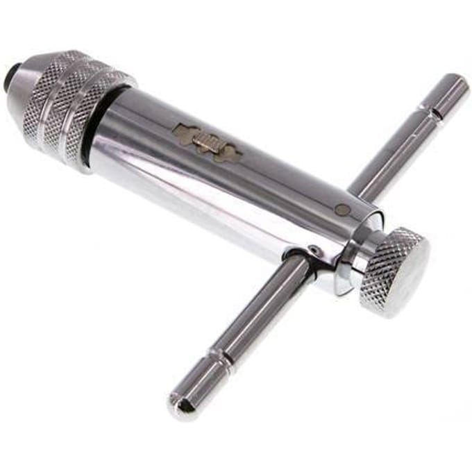 Taphouder Met Ratel voor M5 Tot M12 Draadtappen
