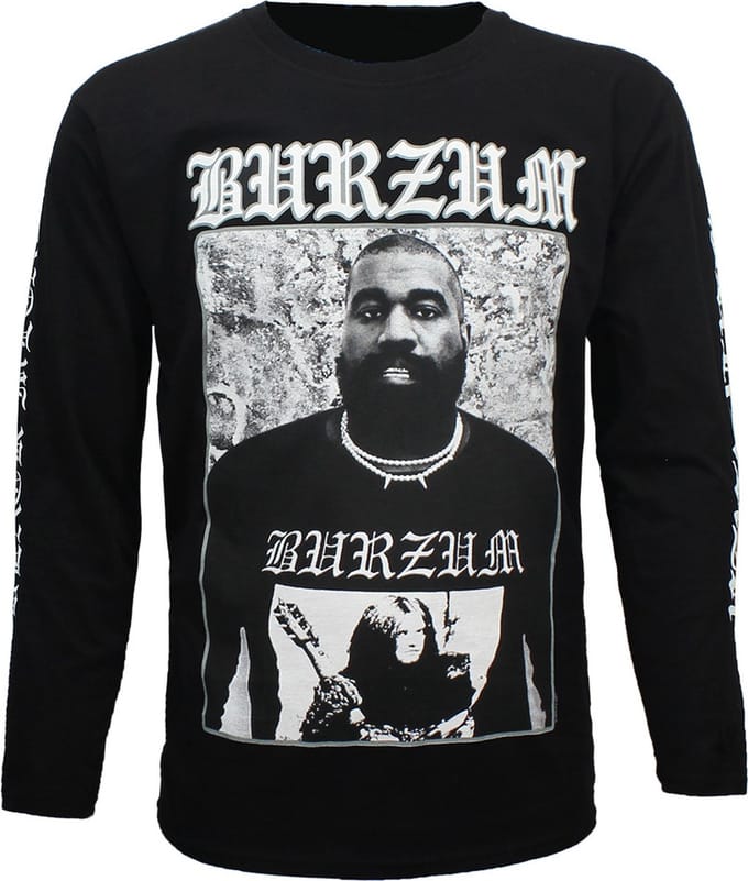 Burzum Kanye West Longsleeve T-Shirt - Officiële Merchandise - M