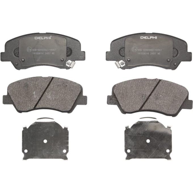Remblokset DELPHI LP2497, voor