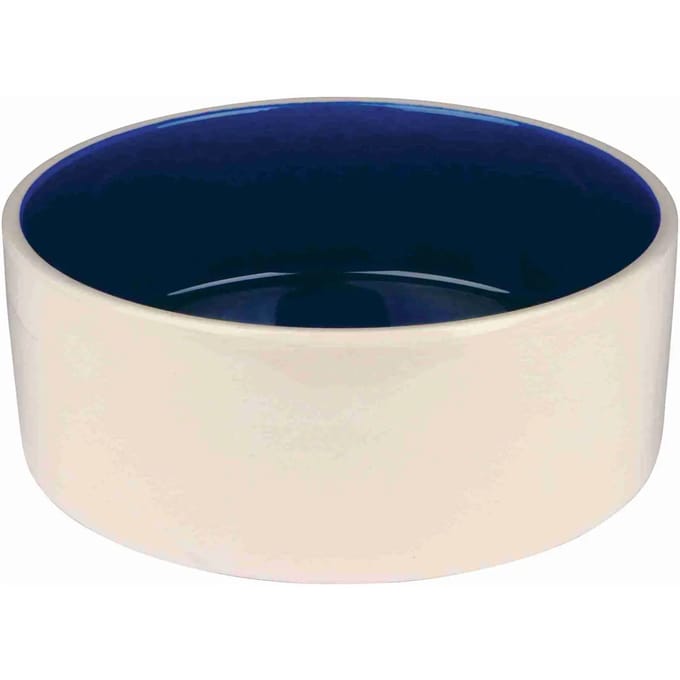 Trixie Kom keramiek 2,3 l/ø 22 cm crème/blauw