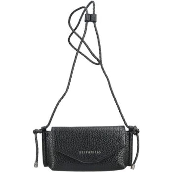 Hispanitas Zwarte crossbodytas met gravure