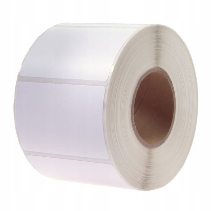 Ironpack - Thermische Witte Etiketten - 60x40mm - 1000 stuks - Kauwgom Rubber