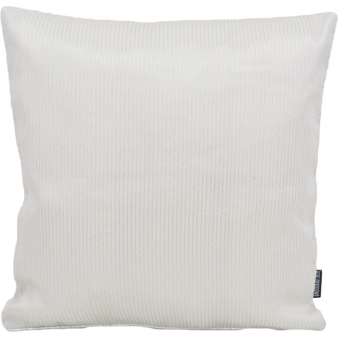 Gek op kussens! Sierkussen nura white / silver | 45 x 45 cm | polyester