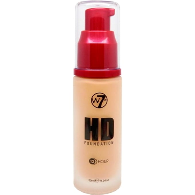 W7 HD Foundation - True Beige 30 ml