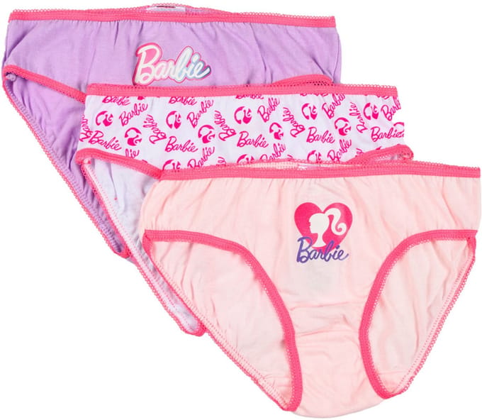 Barbie Pink Shadow panties - Slips - 3 stuks voor kinderen
