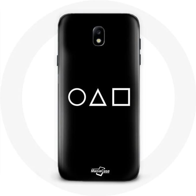 Coque - Samsung - Galaxy J3 2017 - Souple - Protection - Noir - Squid Game noir