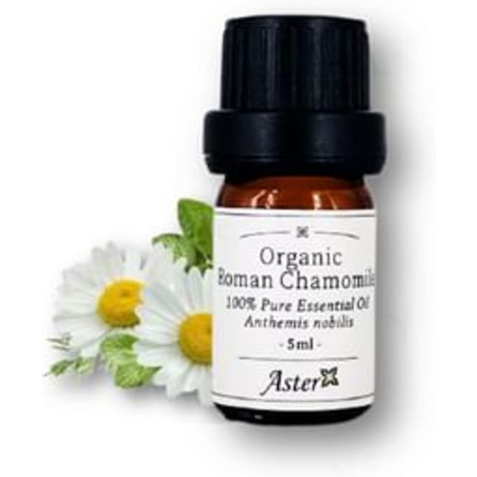 Aster Aroma - Organic Roman Chamomile Pure Essential Oil Anthemis Nobilis 5ml