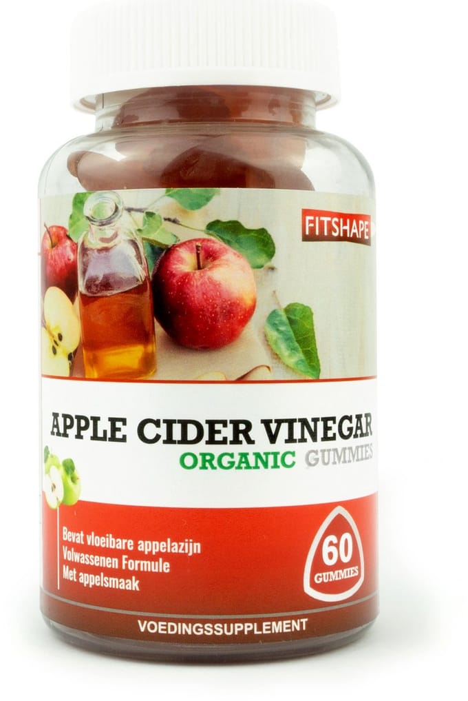 Fitshape Apple Cider Vinegar Organic Gummies 60ST