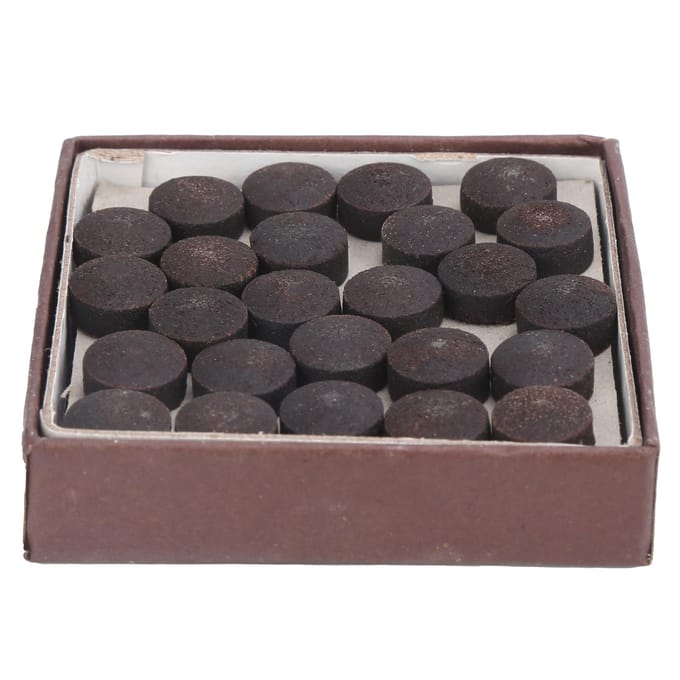 50 stuks/doos 12mm Keutips Kit Snooker Rood Leer Keu Tips voor Pool Acht Negen Bal gray