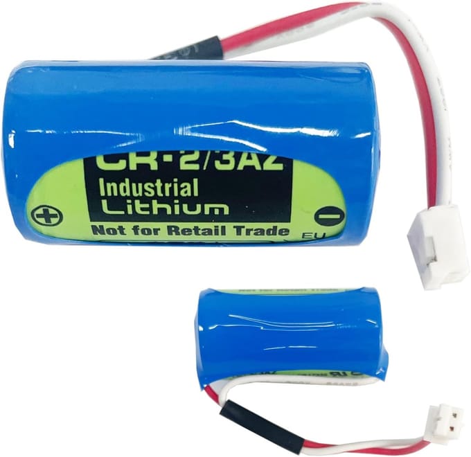 Vervangende Batterij - Lithium Cel - Alarm Systeem - Met Witte Plug - 1350 mAh