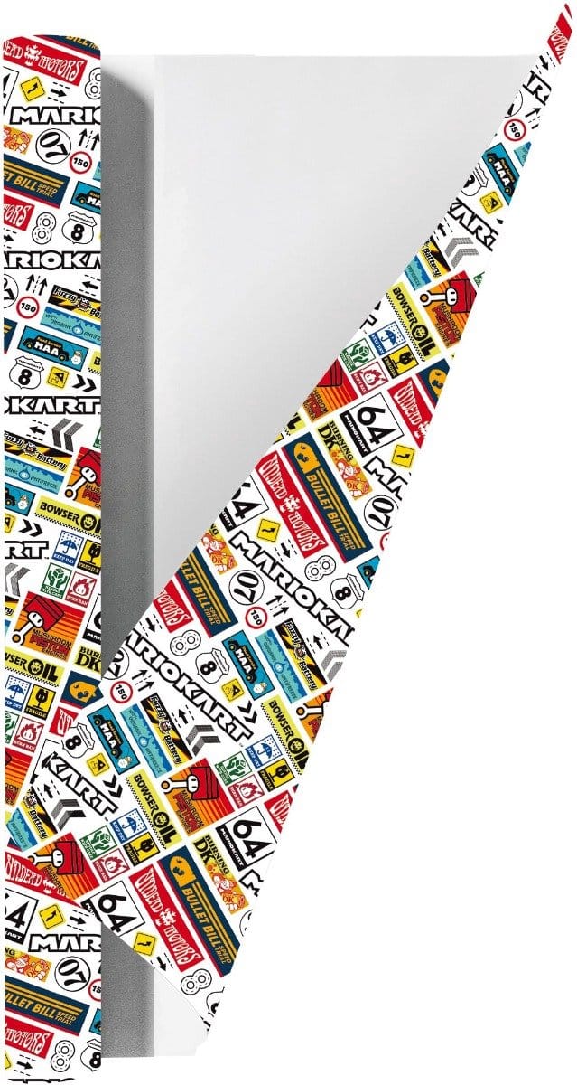 Mario Kart kaftpapier voor schoolboeken - 200 x 70 cm - 3 rollen