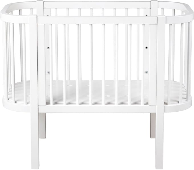 Sebra Bedside Crib – Classic White