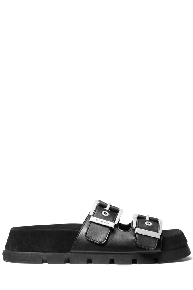Michael Kors Colby Flat Sandal Black Größe: 41 | Sandalen Outlet | Damen | Schwarz