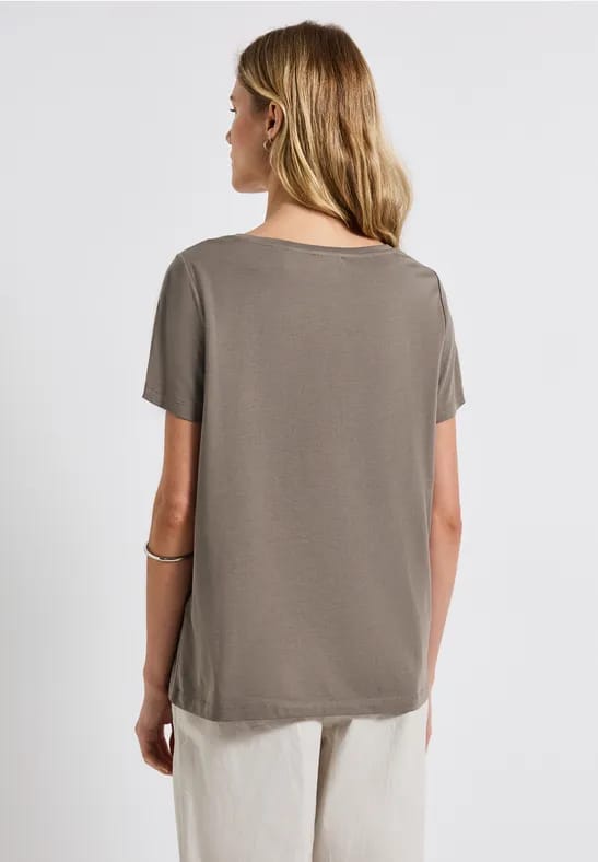 Shirt met tekstopdruk