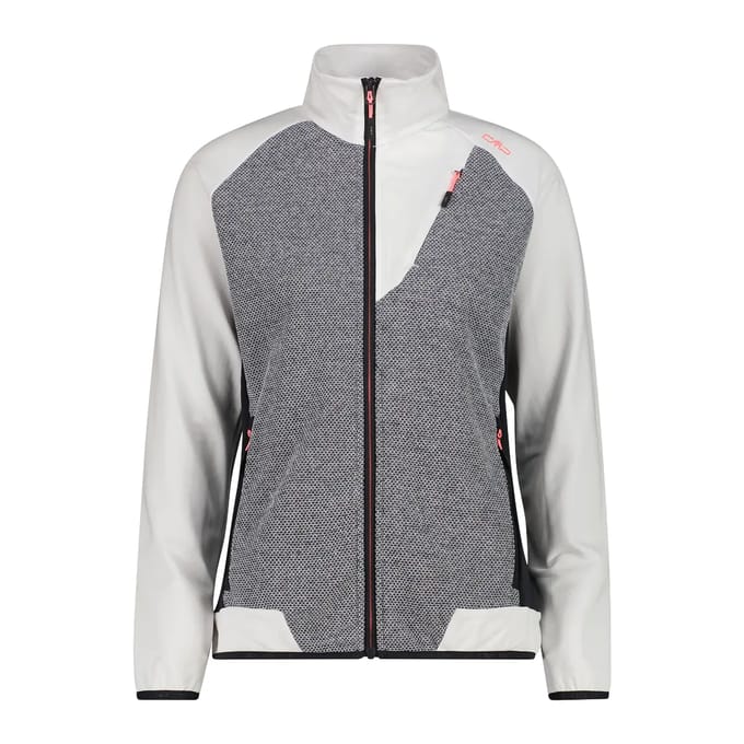 Hybride technische fleece met rits vrouw CMP