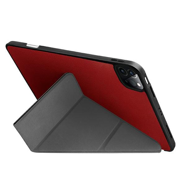 UNIQ Transforma Serie - Antimicrobieel iPad Pro 11-inch Hoes - Coral Rood - Ergonomisch - Functioneel