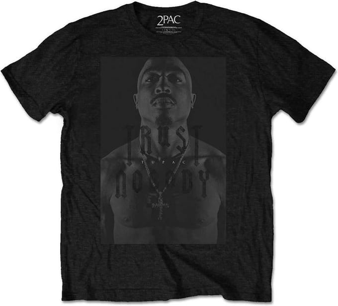 Tupac - Trust No One Heren T-shirt - L - Zwart