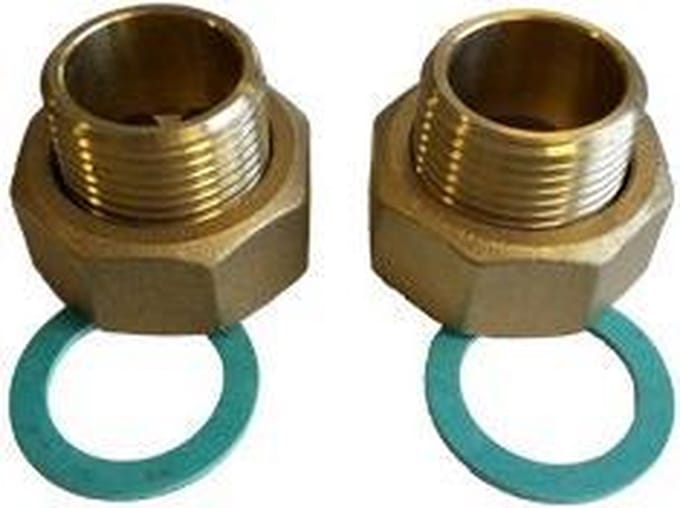 Nefit EnviLine koppelingset t.b.v. pompgroep 1 1/2 bi. x1 1/4 bu set=2st, prijs=per set