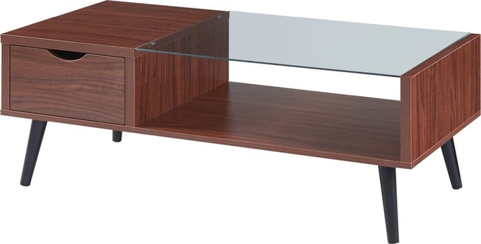 Salontafel Markaryd 110x50x40 cm walnootkleurig