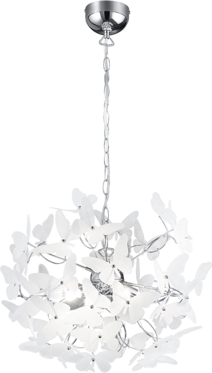 REALITY BUTTERFLY - Hanglamp - Chroom - excl. 4x G9 28W