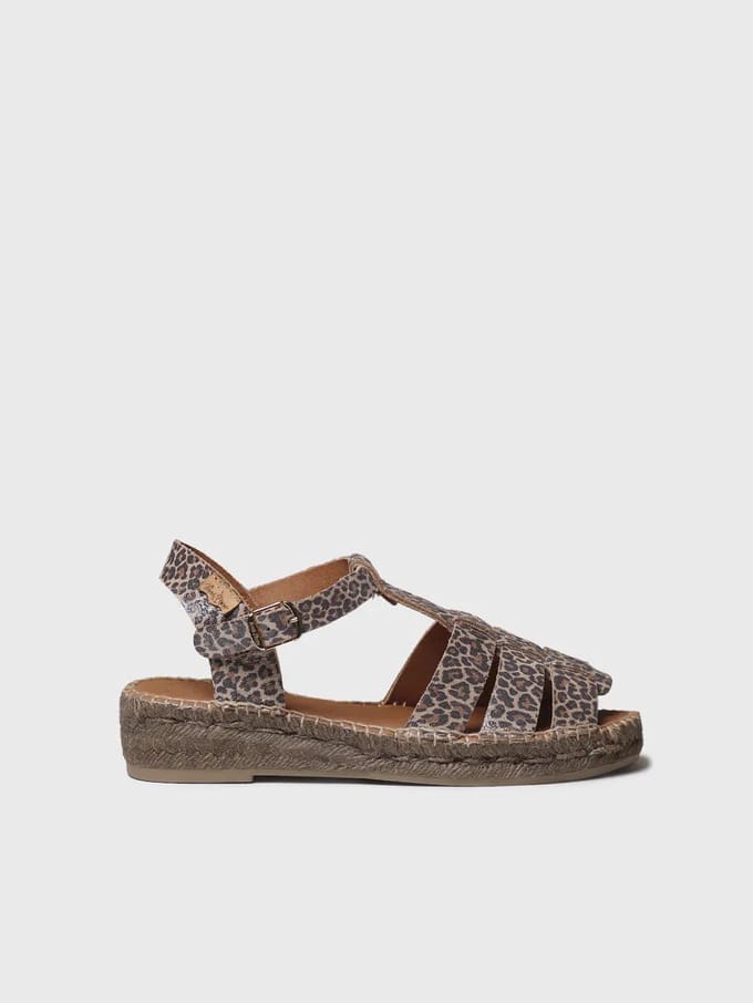 Espadrilles met dierenprint voor dames | ESTELA-LE
