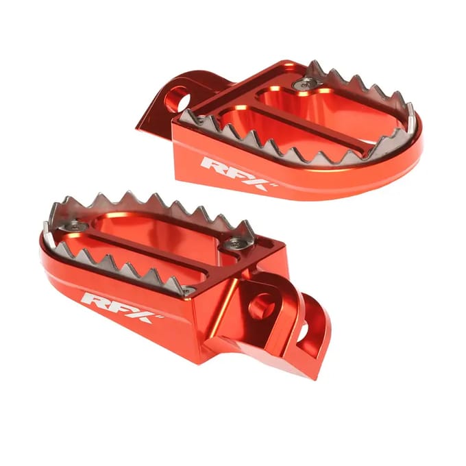 Motorfiets voetsteun RFX Pro Series Shark Teeth KTM 85 SX STD Wheels 17/14 [85]