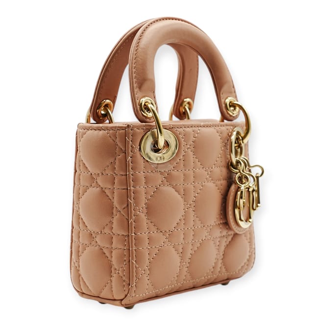 Dior Roze Micro Lady Dior Schoudertas - '20s