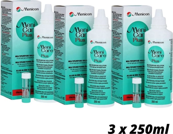 Menicare PLUS - lenzenvloeistof | 3x 250ml
